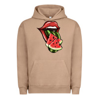 Pigment Burro Watermelon Tongue Urban Hoodie - Jasminsmagicworld