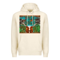Tofu whild child longhorn  cactus cowhide Premium Hoodie - Artiststas