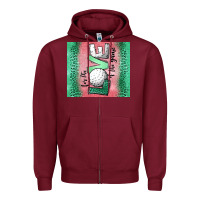 Burgundy for the love of the game golf Zipper Hoodie - Jasminsmagicworld