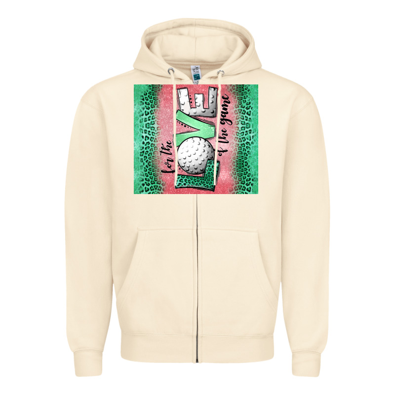 For The Love Of The Game Golf Zipper Hoodie by Jasminsmagicworld | Teevron