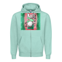 Seafoam for the love of the game golf Zipper Hoodie - Jasminsmagicworld