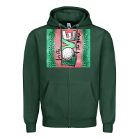 Sports Green for the love of the game golf Zipper Hoodie - Jasminsmagicworld