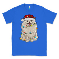 True Royal white pomeranian with christmas lights Classic Tee - RanaPortraitStore