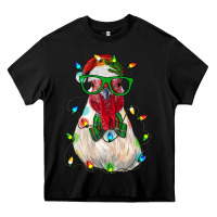 Black christmas rooster Heavy Core Tee - RanaPortraitStore