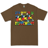 Cacao It's okay to be different Autism Premium Tee - FaDigitalArtStudio