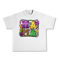 Lunar Rock Mardi Gras leopard frame mama Mother's Day Urban Heavy Tee - LillyAllenDesigns