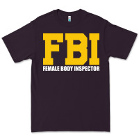 Plum FBI, Female Body Inspector Funny Premium Tee - DesigneFamous