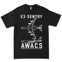 Black e 3 sentry awacs plane gift Premium Tee - DesigneFamous