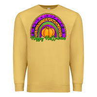 Antique Gold happy halloween rainbow Premium Sweatshirt - Jasminsmagicworld