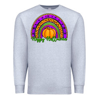 Heather Grey happy halloween rainbow Premium Sweatshirt - Jasminsmagicworld