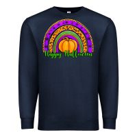 Navy happy halloween rainbow Premium Sweatshirt - Jasminsmagicworld