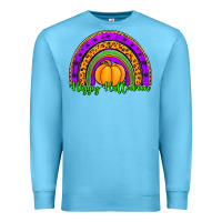 Ocean Blue happy halloween rainbow Premium Sweatshirt - Jasminsmagicworld
