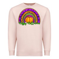 Pale Pink happy halloween rainbow Premium Sweatshirt - Jasminsmagicworld
