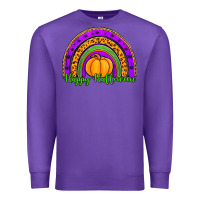 Purple happy halloween rainbow Premium Sweatshirt - Jasminsmagicworld