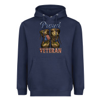 Navy proud veteran camo shoes Heavyweight Hoodie - Jasminsmagicworld
