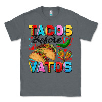 Charcoal Heather Tacos before Vatos Valentine's Day Classic Tee - FaDigitalArtStudio