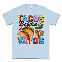 Dusty Blue Tacos before Vatos Valentine's Day Classic Tee - FaDigitalArtStudio
