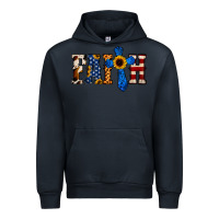 Navy American Flag Faith Urban Hoodie - Jasminsmagicworld