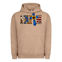 Pigment Burro American Flag Faith Urban Hoodie - Jasminsmagicworld