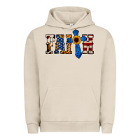Pigment French Oak American Flag Faith Urban Hoodie - Jasminsmagicworld