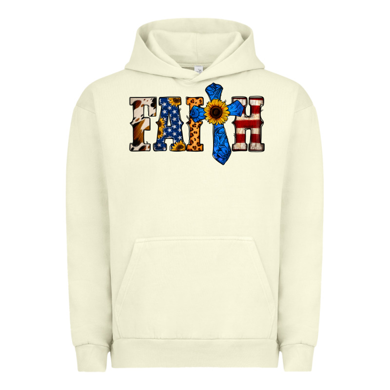 American Flag Faith Urban Hoodie by Jasminsmagicworld | Teevron