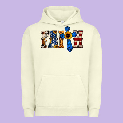 American Flag Faith Urban Hoodie Designed By Jasminsmagicworld