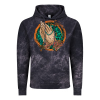 Cloud Black god bless you Vintage Hoodie - RacoonDesign