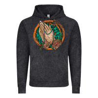 Vintage Black god bless you Vintage Hoodie - RacoonDesign