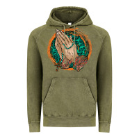 Vintage Olive god bless you Vintage Hoodie - RacoonDesign