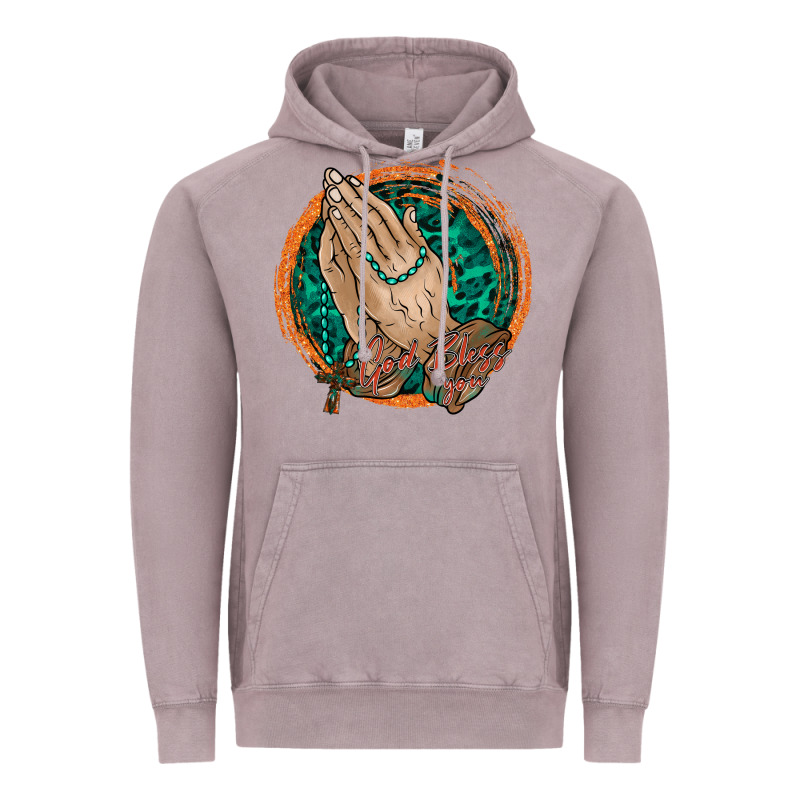 God Bless You Vintage Hoodie by RacoonDesign | Teevron