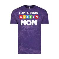 Cloud Purple LIL Autism Mom Vintage Tee - CowhideDigitalArt