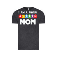 Vintage Black LIL Autism Mom Vintage Tee - CowhideDigitalArt