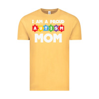 Vintage Mustard LIL Autism Mom Vintage Tee - CowhideDigitalArt