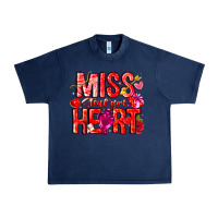 Navy Mis Steal Your Heart Urban Heavy Tee - CowhideDigitalArt