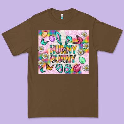 Hunny Bunny And Egg Easter Tumbler Premium Tee Designed By Bundleandbundleshop