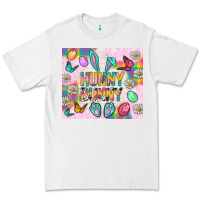 White Hunny Bunny And Egg Easter Tumbler Premium Tee - BundleAndBundleShop