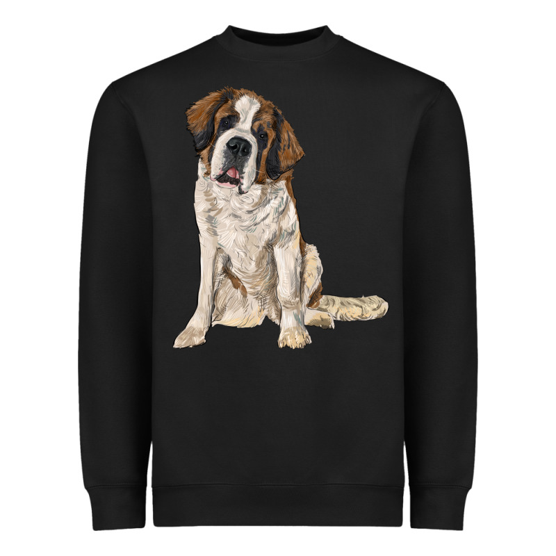 Saint Bernard Heavyweight Sweatshirt by RanaPortraitStore | Teevron