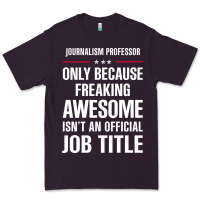 Plum gift for freaking awesome journalism professor Premium Tee - DesigneFamous