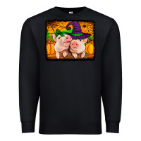 Black halloween pigs Premium Sweatshirt - Jasminsmagicworld