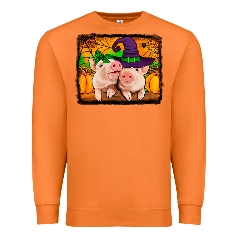 Halloween Pigs Premium Sweatshirt by Jasminsmagicworld | Teevron