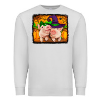 Dove Grey halloween pigs Premium Sweatshirt - Jasminsmagicworld