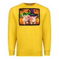 Lemon halloween pigs Premium Sweatshirt - Jasminsmagicworld