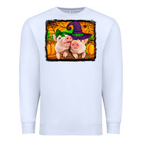 White halloween pigs Premium Sweatshirt - Jasminsmagicworld