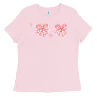 Bubblegum Pink You Are Lovey Ladies Tee - CowhideDigitalArt
