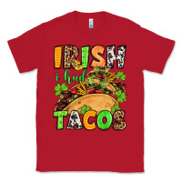 Red St. Patrick's Irish i had tacos Classic Tee - OliviaCreatesArt