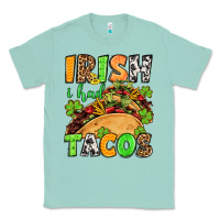 Seafoam St. Patrick's Irish i had tacos Classic Tee - OliviaCreatesArt