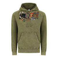 Vintage Olive hockey mom Vintage Hoodie - RacoonDesign