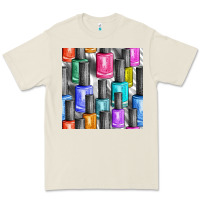 Bone colorful nail polish seamless pattern bbs Premium Tee - BundleAndBundleShop