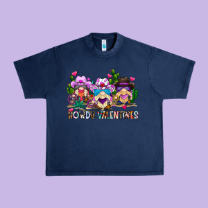 Howdy Valentines Urban Heavy Tee Designed By Cowhidedigitalart