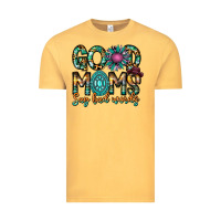 Vintage Mustard Good Moms Say Bad Words Vintage Tee - CowhideDigitalArt